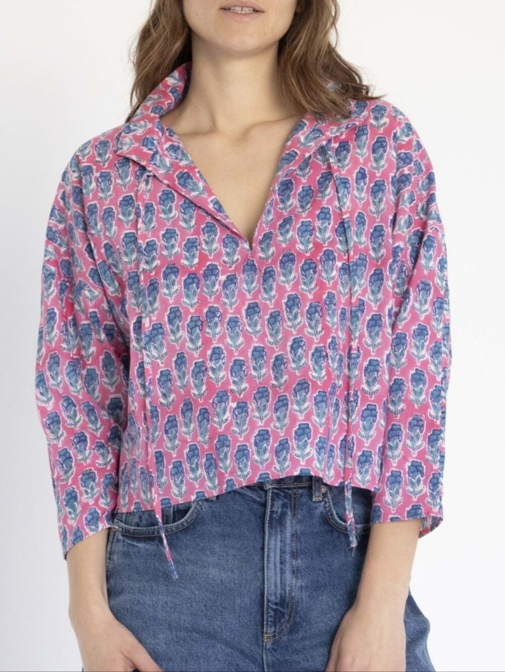 NWT Hackwith Design House Tie Neck Top